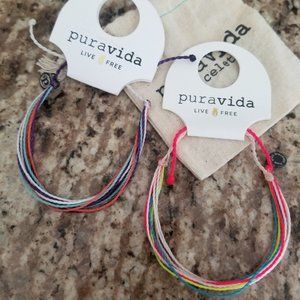 Pura Vida original bracelets lot of 2